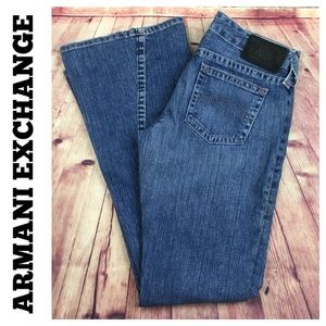 A/X Armani Exchange flare leg denim Jean size 4r